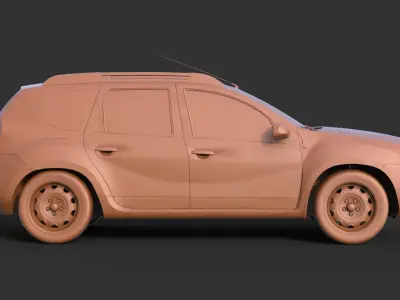 Renault Duster 2009 3D print model