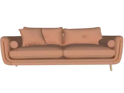 MODERN SOFA 3D model 2