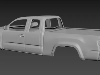 Toyota Tacoma 2020 Access Cab Body For Print 3D print model