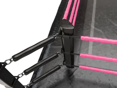 Wrestling Ring OVER SIZED 3D model