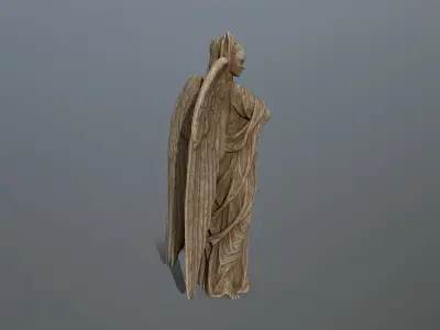 greek statue 2 Low-poly 3D model