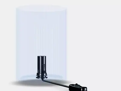 MIKROKLIN Table lamp Low-poly 3D model