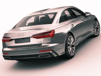 Audi A6 2019 s-line 3D model