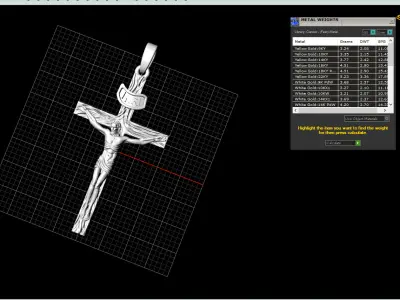 Cross model 681 3D print model
