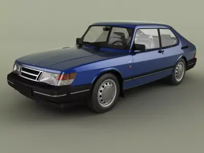 SAAB 900 3D model