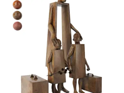 Decorative Family Sculptures Vol-2 3D model