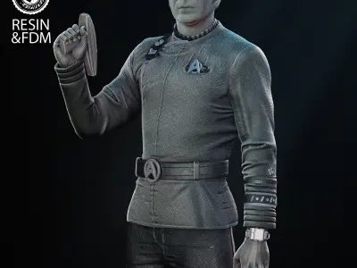 Wicked Movies Kirk Bust 3D print model 3D print model