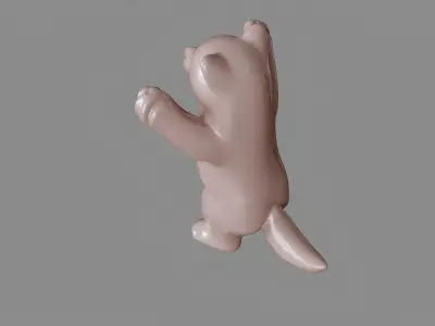 Ceramic Red Panda decoration 3D model