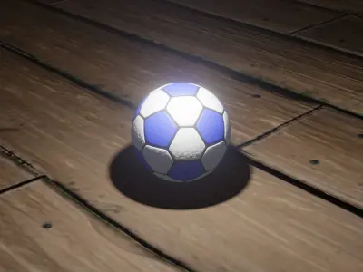 Soccer Ball 3D model 13