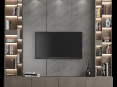 TV Wall Collection  Vol 01 3D model