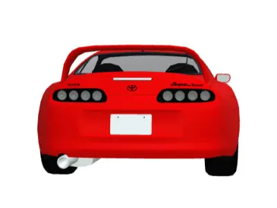 toyota supra 3D model