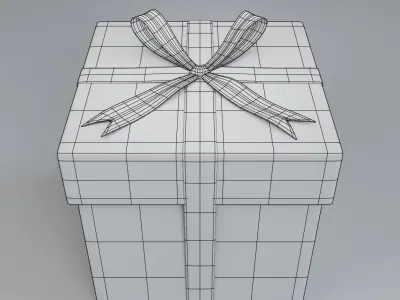 Gift Box 3D Model 3D model