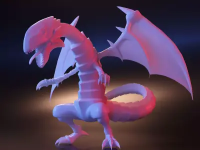 Anime dragon 3D print model