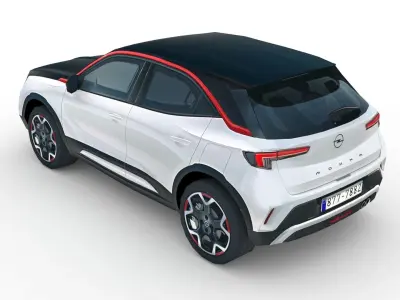 Opel Mokka 2021 Low-poly 3D model