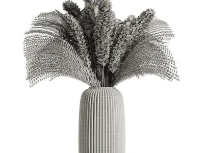 Home Decor Dry PlantV1 3D model