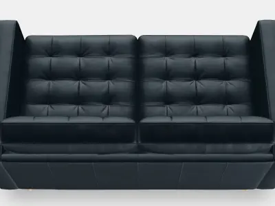 LANDSKRONA Two-seat sofa Low-poly 3D model