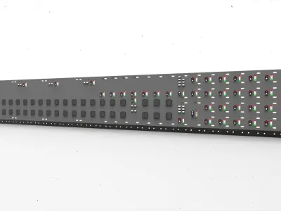 electrical control management 3D model