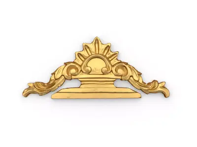 Classic decor ornament carved 22 3D model