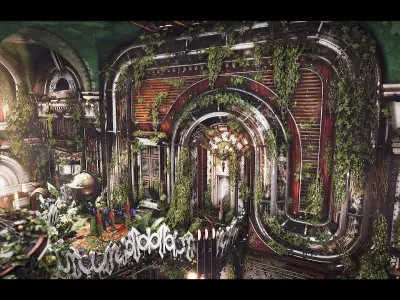 One Two Environment Unreal Engine Low-poly 3D model