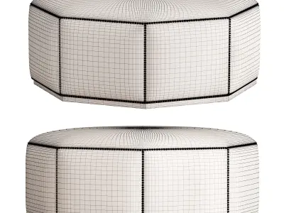 Gosling Ottoman 3D model