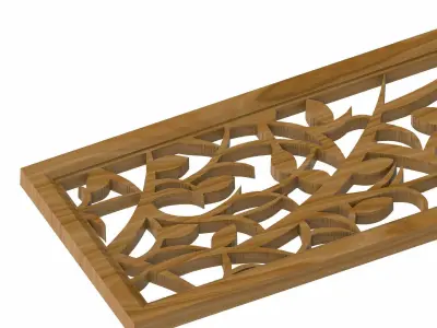 Decorative panel STL 3D model 55