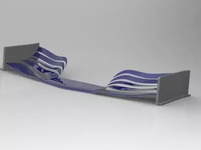 Redbull F1 Rb-16 Front Wing 3D model