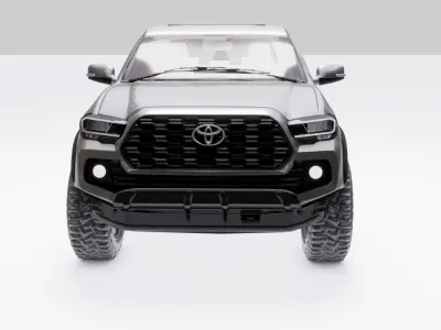 Toyota Tacoma  2020  Low-poly 3D model