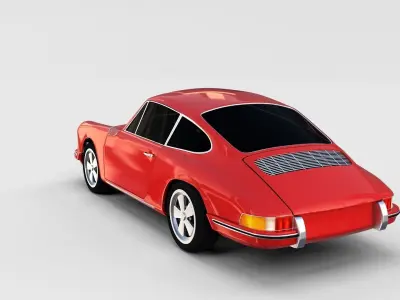 1964 Porsche 911 rev 3D model