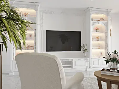 classic tv wall 2025  3D model