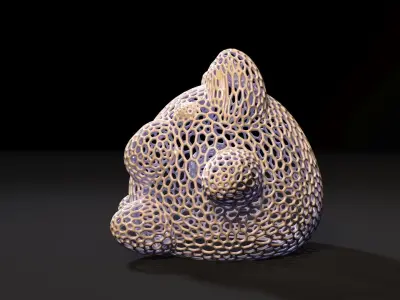 Cat ball 3D print model