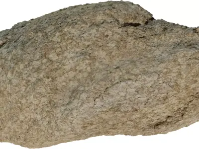 Realistic Sandstone Rock 3D Model  Low-poly 3D model