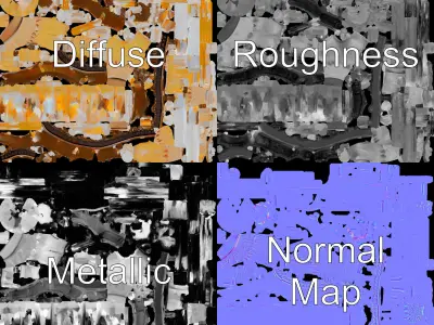 Elegant Crystal Chandelier Model Pack with Detailed Design Low-poly 3D model