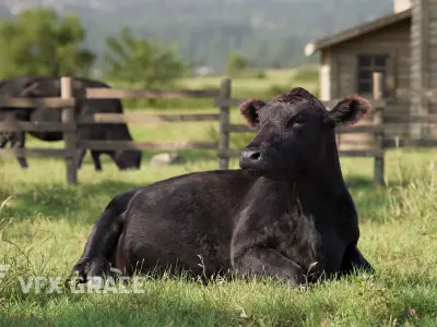 Black Cattle Rig - MAYA 3D model