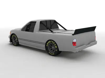  2004 Toyota Tundra Race Truck NASCAR 3D model