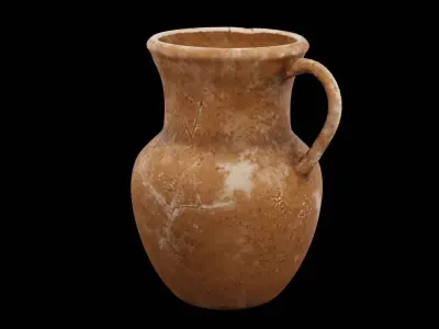 Watering Pot Low-poly 3D model