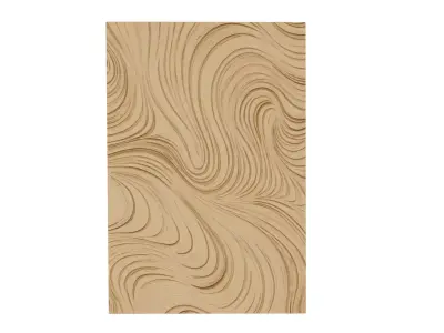 decor set wall panel relief mural CNC 23 3D print model