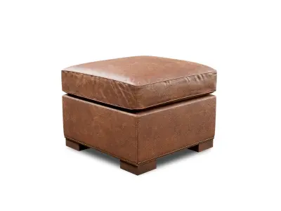 Collins Leather Ottoman 3D model