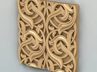 Wall panel 019 3D model