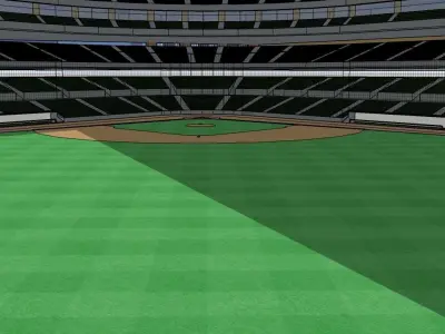 Globe Life Field - Roof Open 3D model