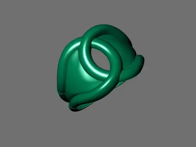 Plain Ring Women Ready STL 3DM Models Womens Rings 3D models 3D print model 8