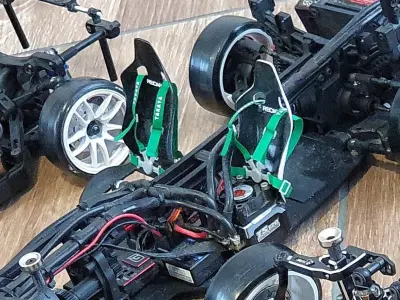 10th scale RC Drift Car Recaro Sportster seat 3D print model 3D print model