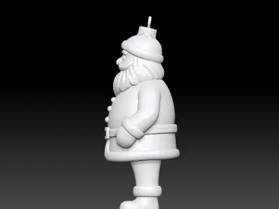 santa ornament 3D print model