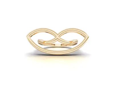 Minimal Abstract Ring 46 3D print model