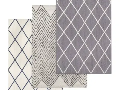 Rug Set 1575 3D model
