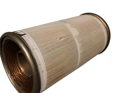 Ornate Ancient Text Scroll Low-poly 3D model