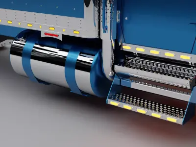 Ford LTL9000 Low-poly 3D model