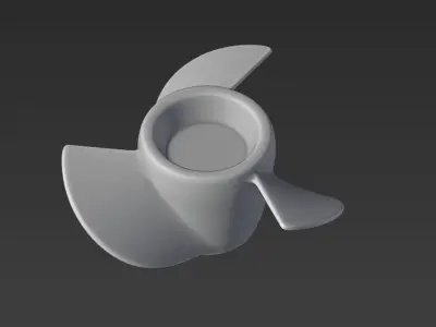 12 Boat Propeller 3D print model