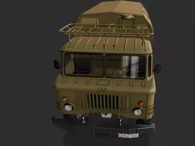 GAZ 66 3D print model