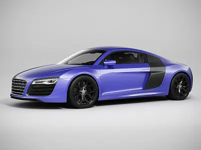Audi R8 2014 3D model