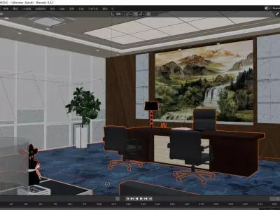 Office Interior  3D model